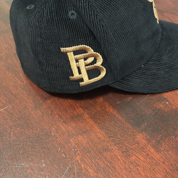 Playboy Gold/Black Corduroy Hat - Picture 4 of 5